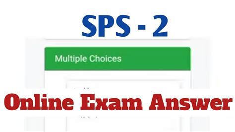 SPS Exam Fragen