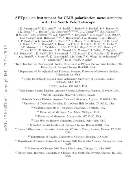SPTpol: an instrument for CMB polarization - wintechmobiles.com