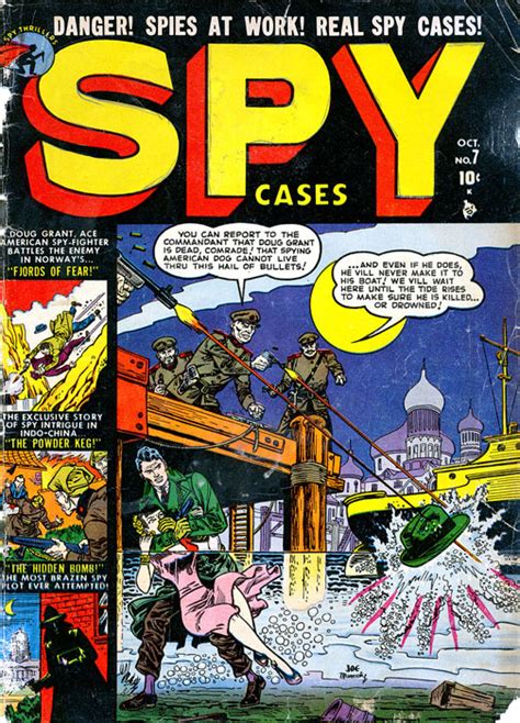 SPY CASES #7 Comic Book GOLDEN AGE 1951 CRIME 10 Cent MARVEL … - balustradellc