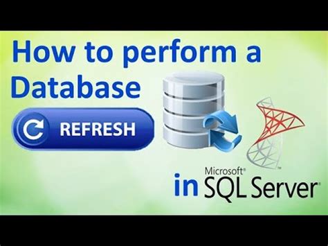 SQL Server Database Refresh - balustradellc