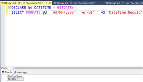 SQL Server FORMAT() Function