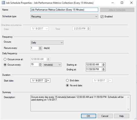 SQL Server Job Performance Reporting