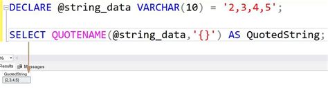 SQL Server QUOTENAME Function By Practical Examples