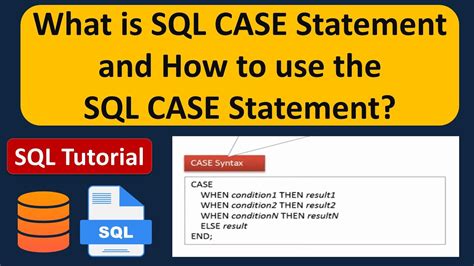 SQL Tutorial for Beginners SQL CASE