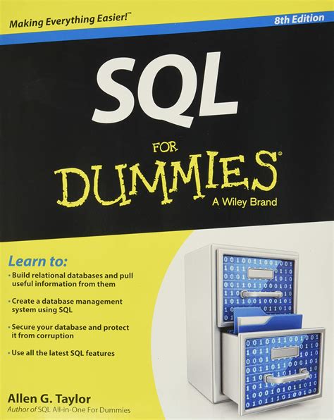 Read Sql Allinone For Dummies For Dummies Computertech By Allen G Taylor