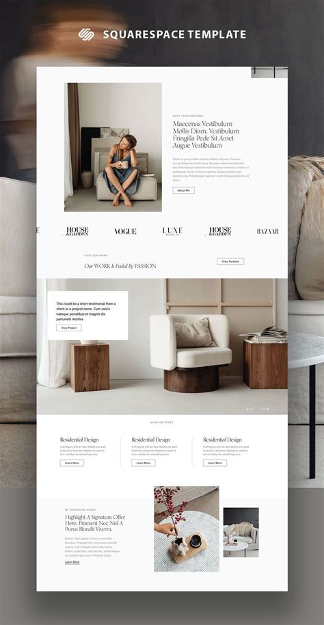 SQUARESPACE Custom Website design Squarespace Website Web Design