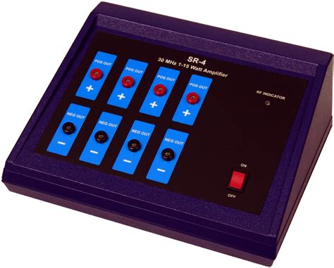 SR-4 1-10 watt amplifier. Capable of amplifying 8 Frequencies