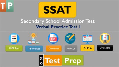 SSAT Verbal Practice Test 2020 (Upper Level and MiddleLevel)