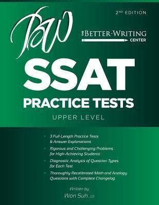 Read Ssat Practice Tests Upper Level 2Nd Edition By Won Suh