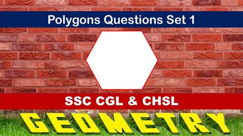 SSC CGL Geometry Polygon Set 1 - Amans Maths Blogs