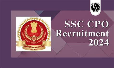 SSC CPO 2024 Notification Exam Date Syllabus Eligibility