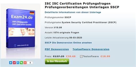SSCP Deutsch Prüfung