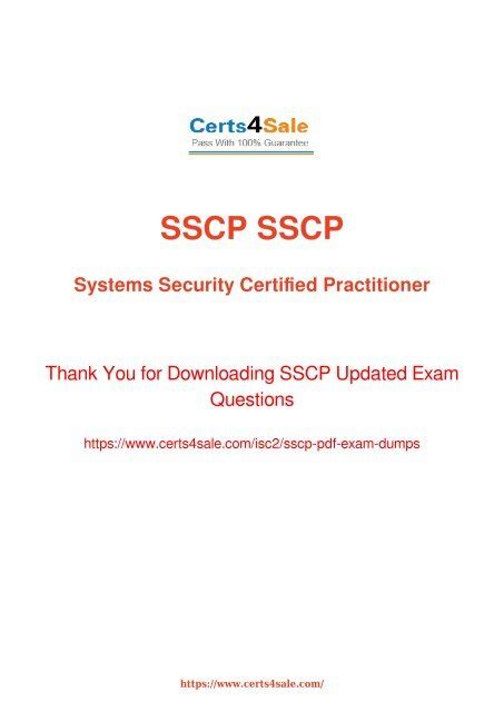 SSCP PDF Demo