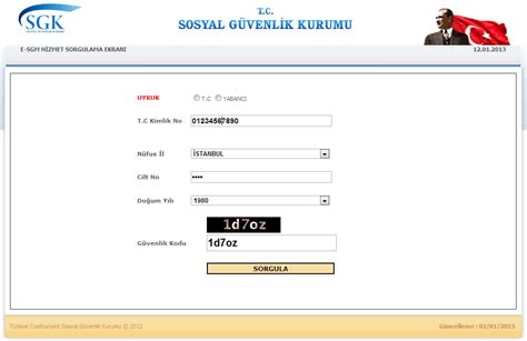 SSK Sorgulama TC Kimlik No ile - turkiye-rehberi.net