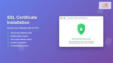 SSL Certificate Installation - coolestguyplanet.net