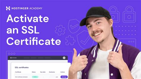 SSL certificate activation and installation for domain(s