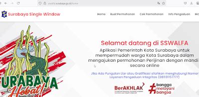 Sswalfa Surabaya Go Id Info Daftar Perizinan - balustradellc