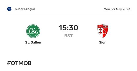 St. Gallen live scores, results, fixtures, Sion v St. Gallen live ... - balustradellc