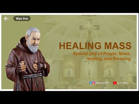 ST. PADRE PIO CHURCH LIVE TV MASS TODAY 12:00 PM …