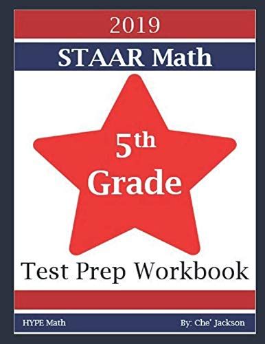 STAAR Math Test Prep Workbook for 5th Graders