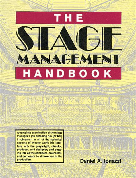 Stage Management Handbook - University of Texas at Arlington - muktibox.com