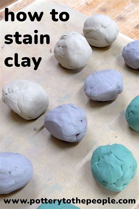 Staining Clay & Marbling Pottery — pottery to the people - muktibox.com