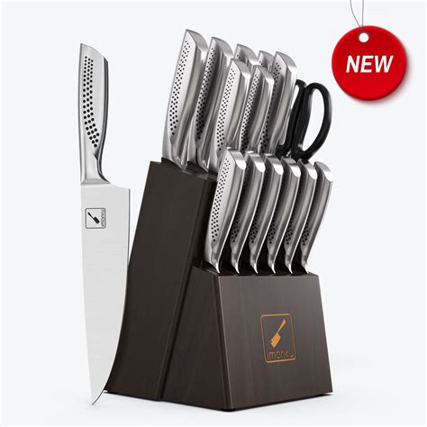 Stainless Steel Knife Block Set with Drainage - balustradellc