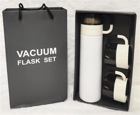 Stainless Steel Vacuum Flask Set 650ml Insulated Bottle - balustradellc
