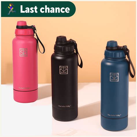 Stainless Steel Vacuum Insulated Water Bottle Flask | Minimal - balustradellc