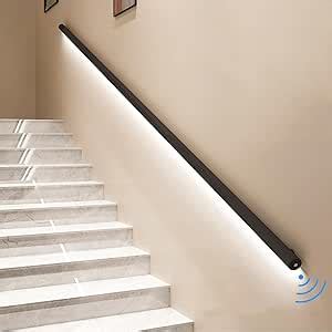 Stair Handrail with LED Motion Sensor Light, Wall Mount ... - Amazon - balustradellc