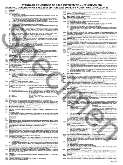Standard Conditions of Sale (5th edition - The Law Society - balustradellc