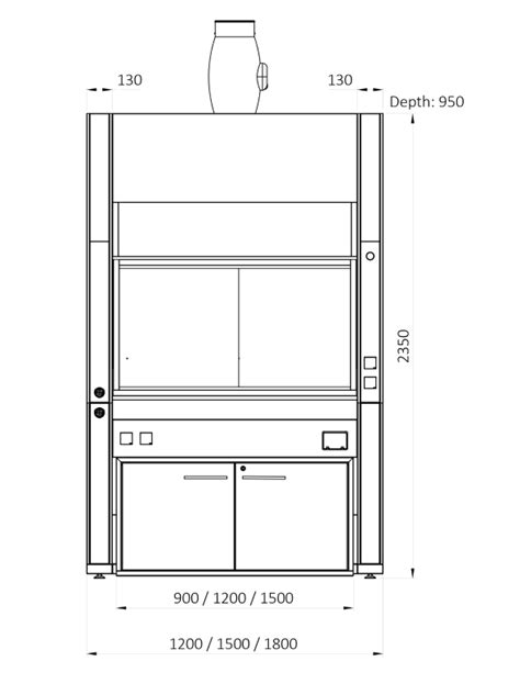 STANDART ÇEKER OCAK ÖLÇÜLERİ ; Genişlik: 1200 / 1500 / 1800 mm; Derinlik : 900 mm .