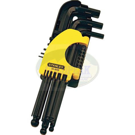 Stanley Hexagonal Allen Key Wrench Set Long Series - balustradellc