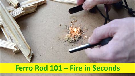 Start A Fire with a Ferro Rod - balustradellc