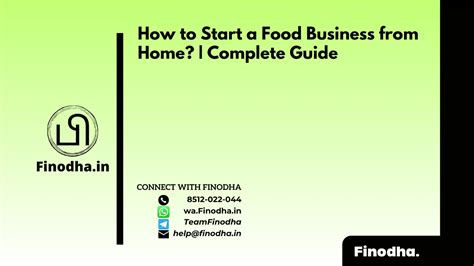 Start a Food Business from Home: A Guide - Food … - balustradellc