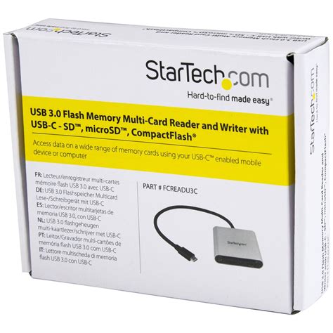 StarTech.com FCREADU3C USB 3.0 Flash Memory Multi-Card … - balustradellc