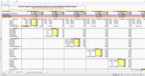 Startup Valuation Model in Excel - Eqvista - balustradellc