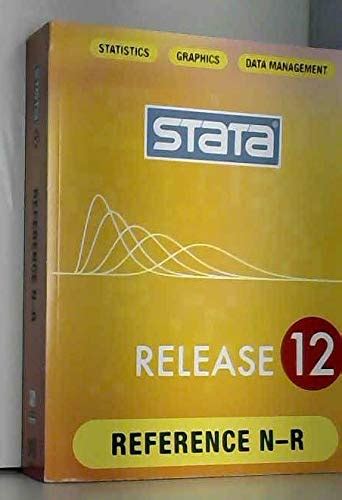STATA Release 12 Reference N-R