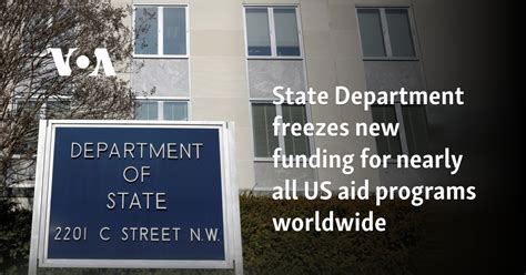 State Department freezes new funding for nearly all U.S. aid ... - CNBC - balustradellc