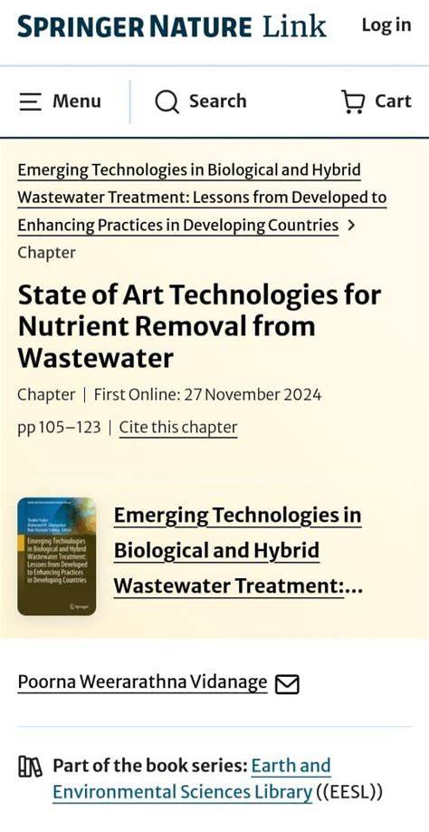 State of Art Technologies for Nutrient Removal from Wastewater - raincitystudios.com