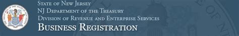 State of New Jersey Online Tax/Employer Registration - balustradellc