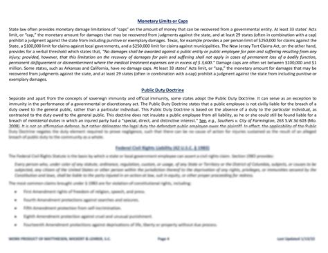 STATE SOVEREIGN IMMUNITY AND TORT LIABILITY IN ALL 50 … - balustradellc