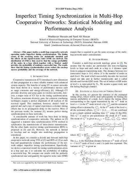 Statistical Modeling and Performance Analysis of Cooperative ... - raincitystudios.com
