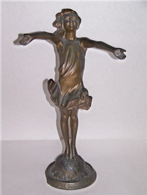 STATUE vintage THE GOOD FAIRY JMR antiques 1916 RALEIGH