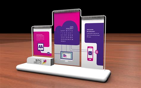 STC calender on Behance