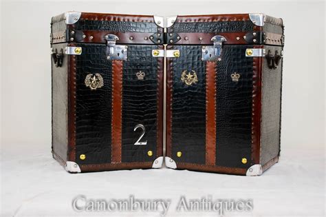 Steamer Trunk Luggage Cases - Vintage Boxes from Canonbury … - balustradellc