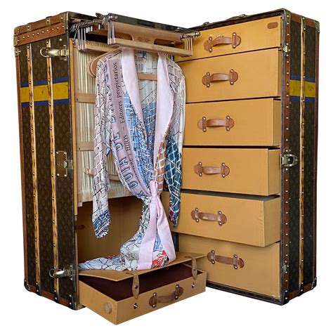 Steamer Trunk Wardrobe - Etsy - balustradellc