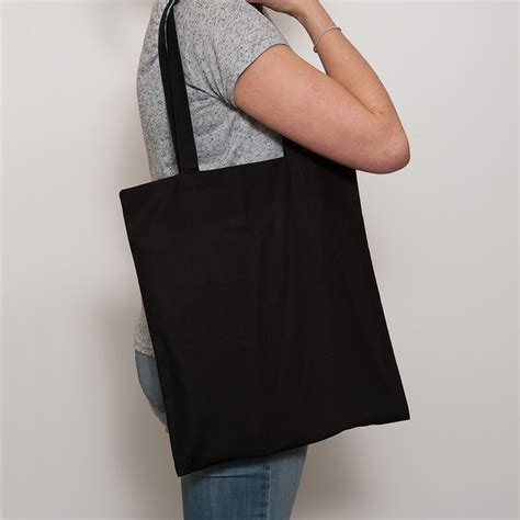 STELLA CIDRE Cider Branded Black Cotton Tote Shopping Bag