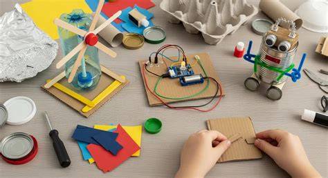 STEM Projects Using Recycled Materials - STEMtropolis - raincitystudios.com
