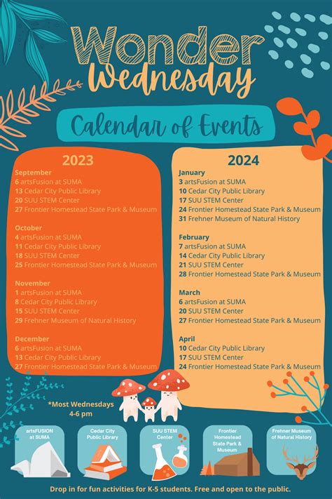 STEM Robotics Calendar SUU